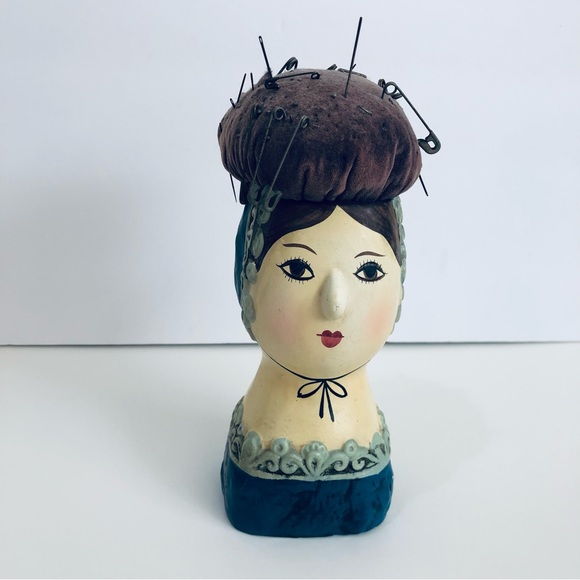 Vintage Gemma Taccogna Look Style Pin Cushion Doll - Picture 1 of 12